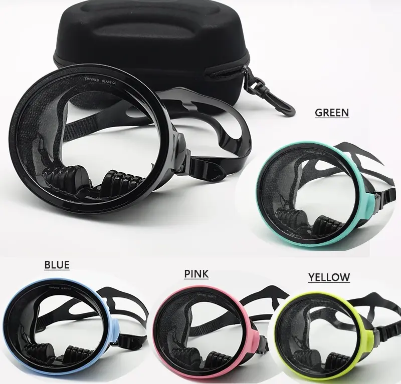 หน้ากากดําน้ำทรงกลม สีชมพู - Image 5