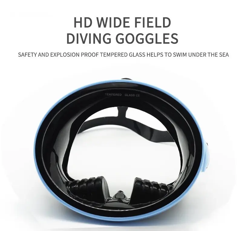 หน้ากากดําน้ำทรงกลม สีชมพู - Image 2