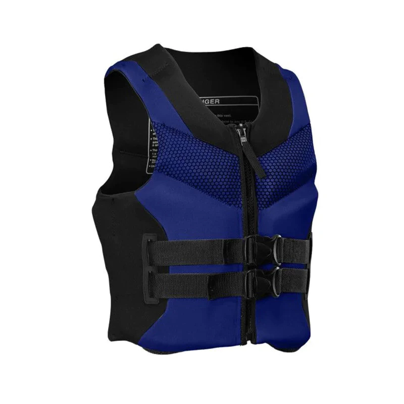 เสื้อชูชีพ Neoprene สําหรับกีฬาทางน้ำ สีน้ำเงิน